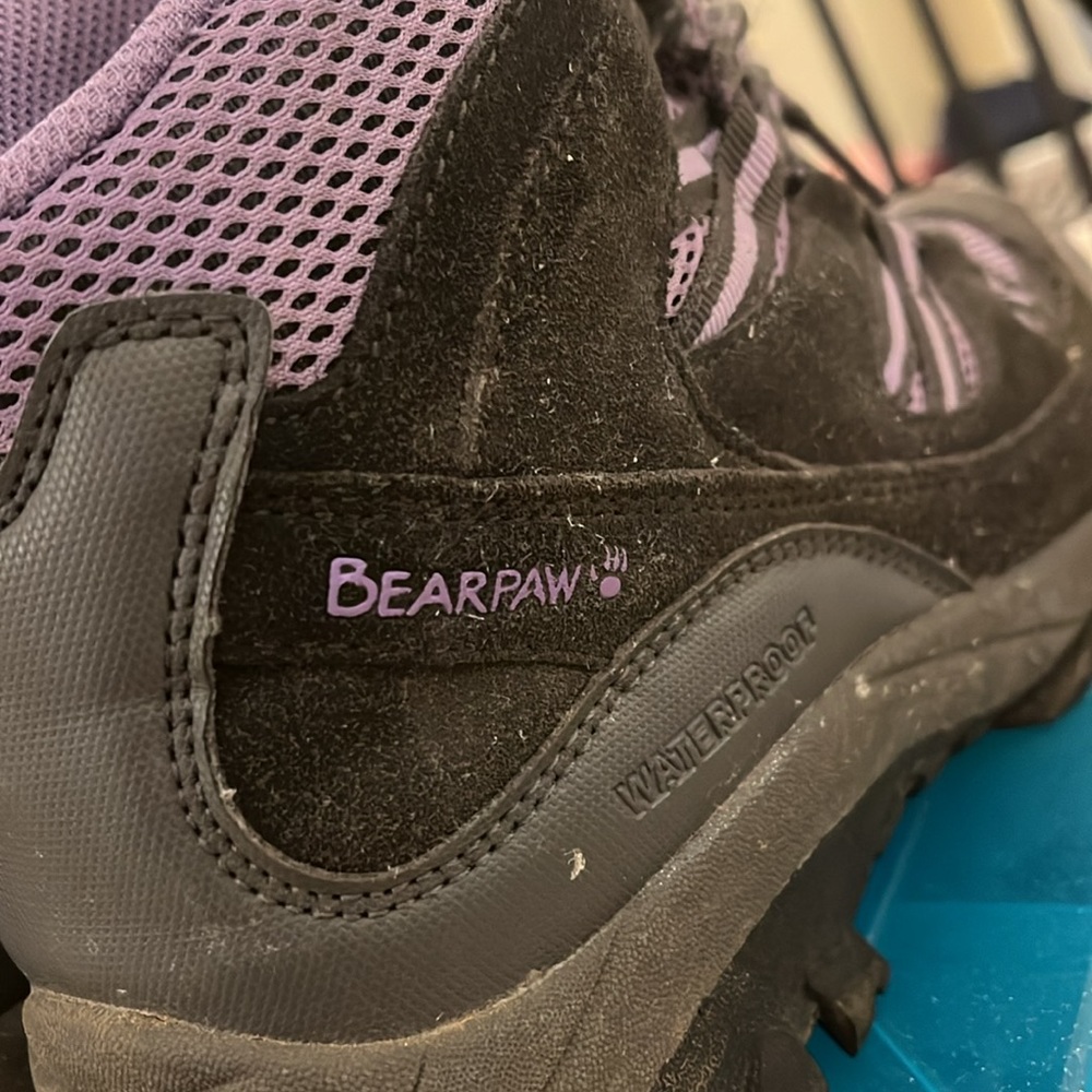 BearPaw Women's Hiking Boots - Purple and Black - Picture 4 of 5